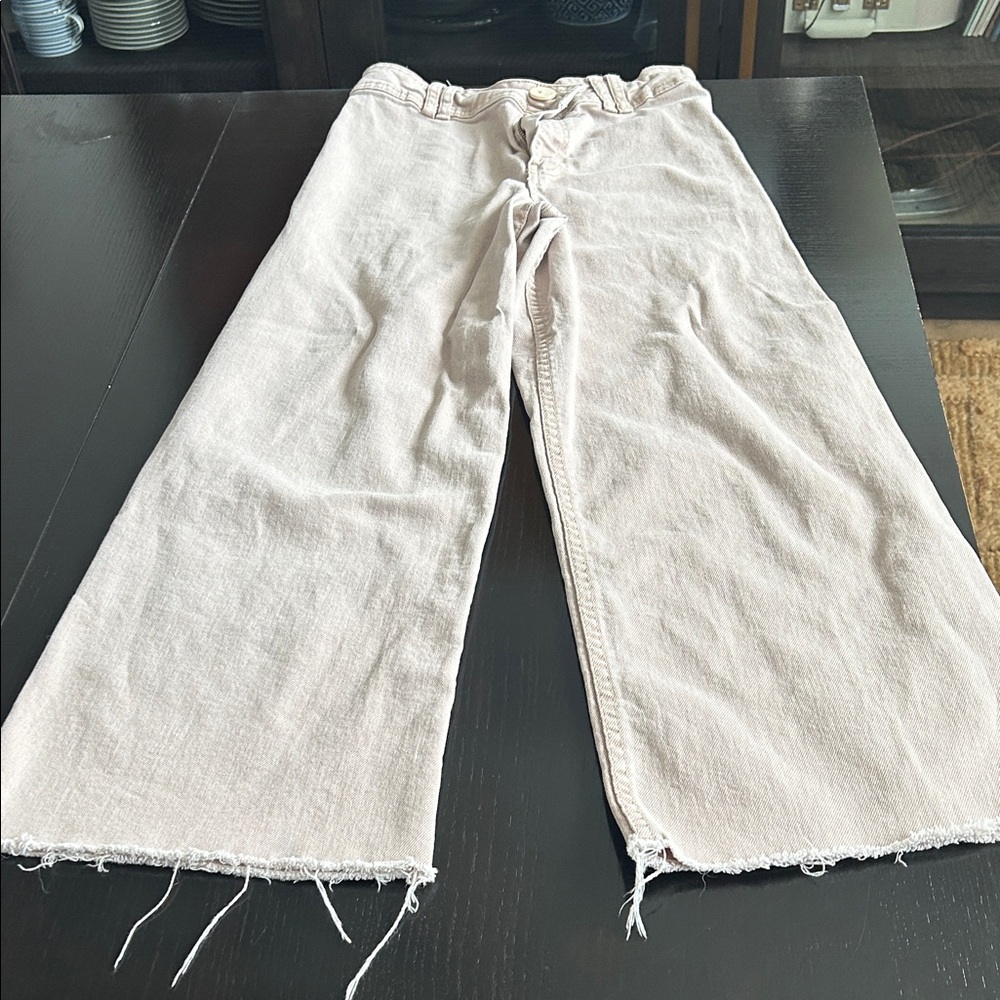 Zara Beige Casual Pants